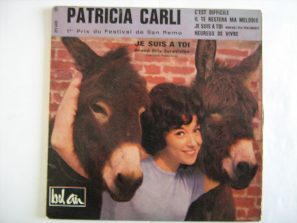 PATRICIA CARLI JE SUIS A TOI sur disque BEL A N&deg; 211145 CD et vinyles