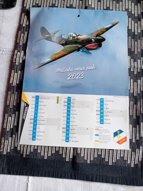 CALENDRIERS ANCIENS COMBATTANTS 1 Chaumont (52)