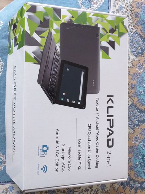 TABLETTE  NEUVE  KLIPAD 2 IN 1 -
AVEC CLAVIER DOCKING 69 Compiègne (60)