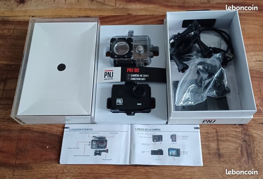 Cam&eacute;ra 4K PNJ80 Neuve Photos/Video/TV