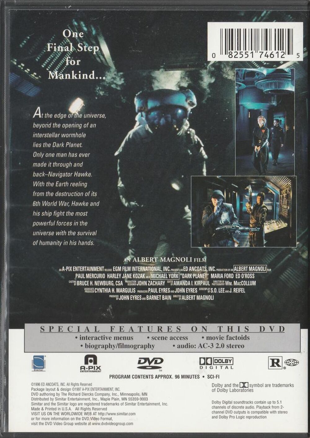 Dark Planet DVD et blu-ray