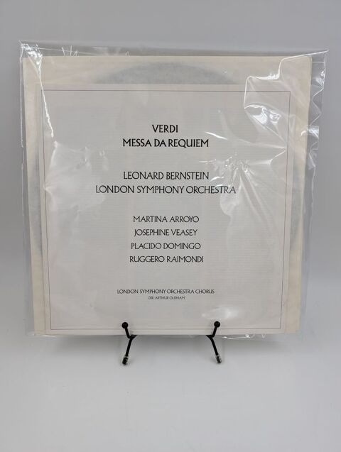 Vinyle 33 tours Verdi Massa Da Requiem : Leonard Bernstein.. 3 Vulbens (74)