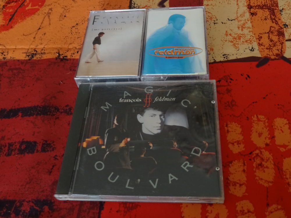1 CD albums et 2 cassettes audio de Francois Felman CD et vinyles