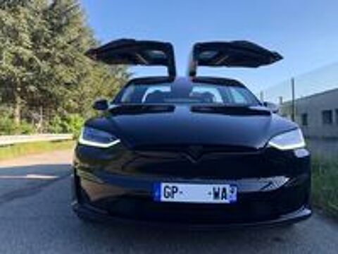 Model X TESLA MODEL X PLAID 1020 ch AWD TRI MOTOR 6 PLACES TVA RECUP 2023 occasion 69006 Lyon