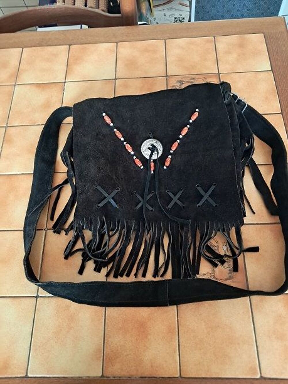 Sac &agrave; main USA indien am&eacute;rin ecole mode bandouli&egrave;re Maroquinerie