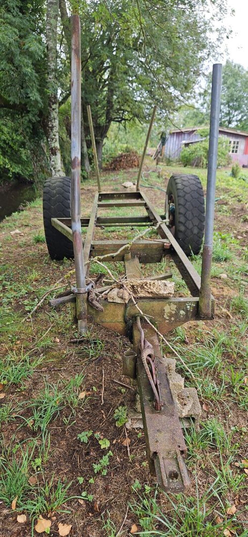 REMORQUE A BOIS Bricolage
