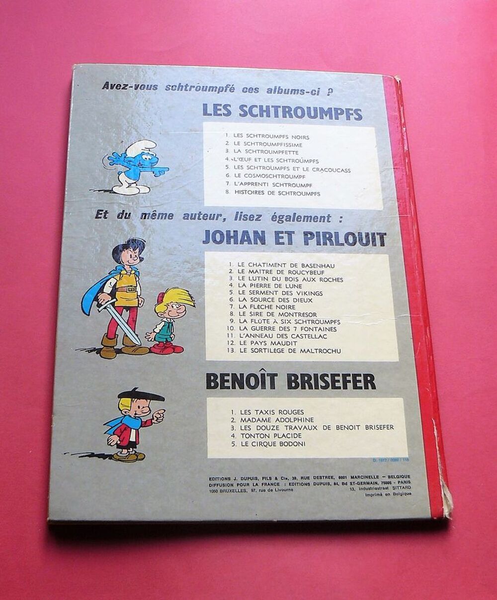 Les Schtroumpfs : Histoires de Schtroumpfs - PEYO - 1973 Livres et BD