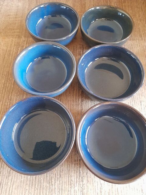 6 coupelles bleues Tours (37)