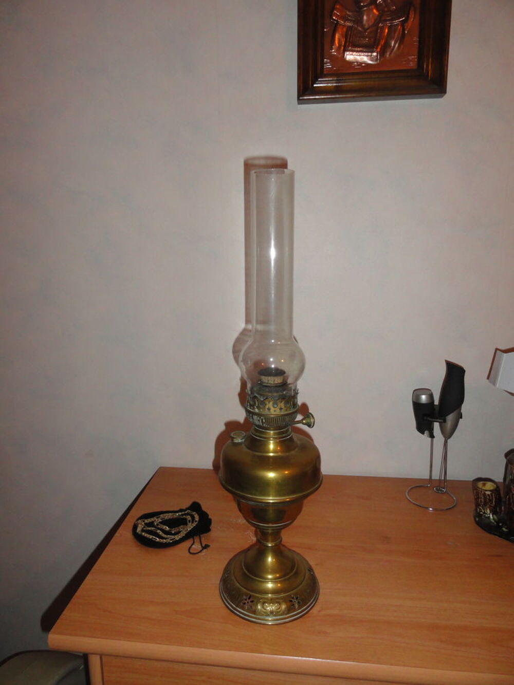 v&eacute;ritable lampe &agrave; p&eacute;trole Décoration
