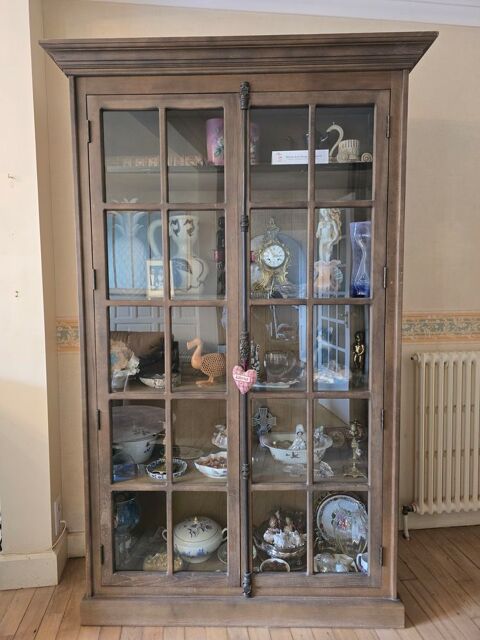 Grande Vitrine 2portes vitres en chne 850 Crozon (29)
