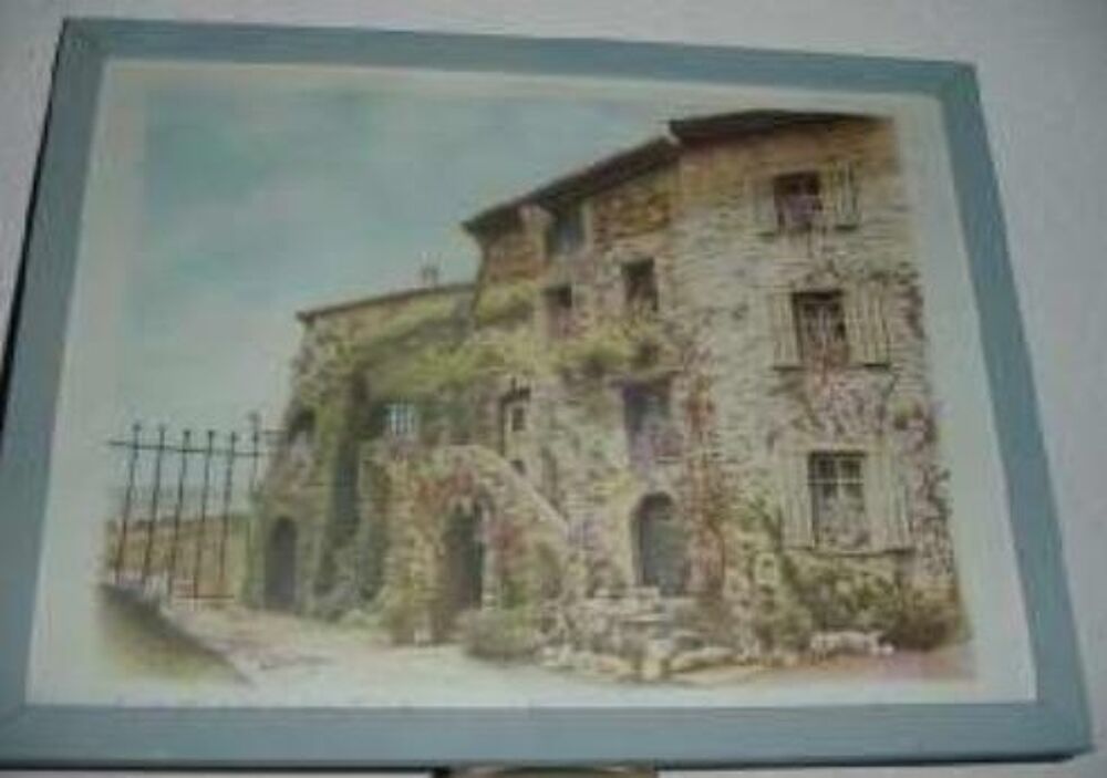 Litho Originale en &Eacute;preuve d'Artiste sign&eacute;e au crayon J.C. M Décoration