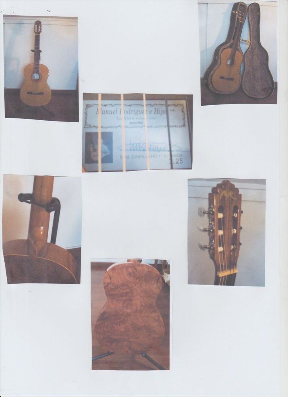 GUITARE CLASSIQUE 4/4- Manuel RODRIGUEZ N&deg; 0125 Instruments de musique