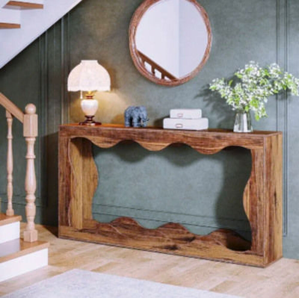 Console en bois sculpt&eacute; ? design naturel &amp; esprit artisanal Meubles
