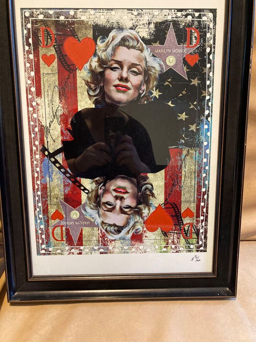 photographie sign&eacute;e Luc Best - Marilyn Monroe 