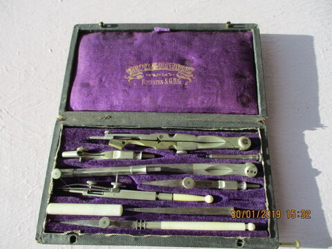 Boite compas S.G.D.G. de 1950 30 Le Vernois (39)