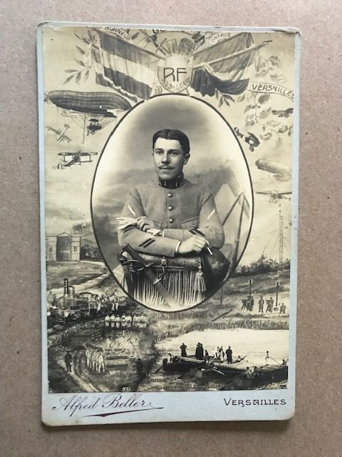 Photo albuminé - Portrait Militaire 10 Nice (06)