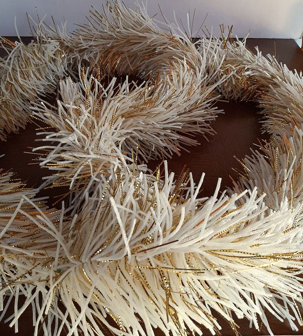 Guirlande Blanc et Or 2M50 D�coration