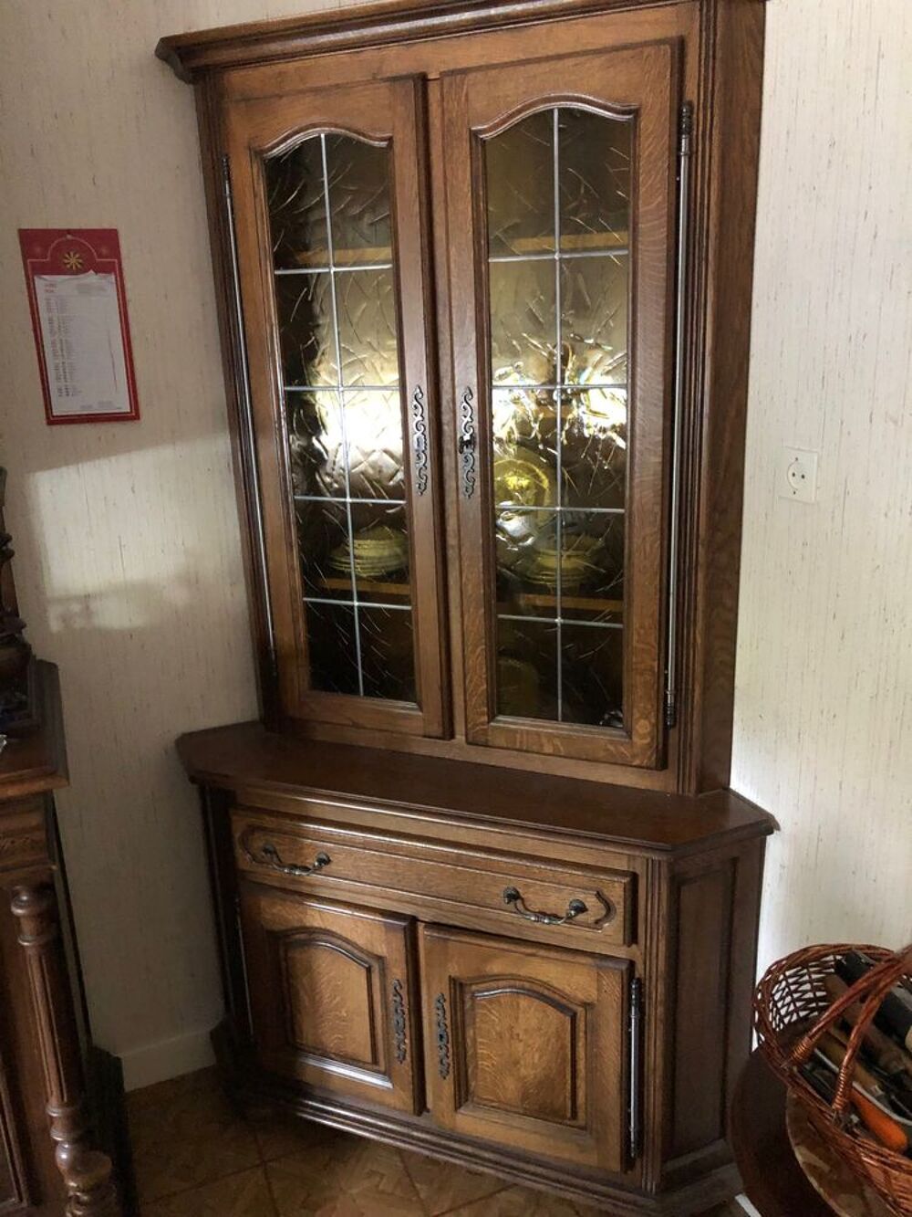 VITRINE d'angle pour salon Meubles