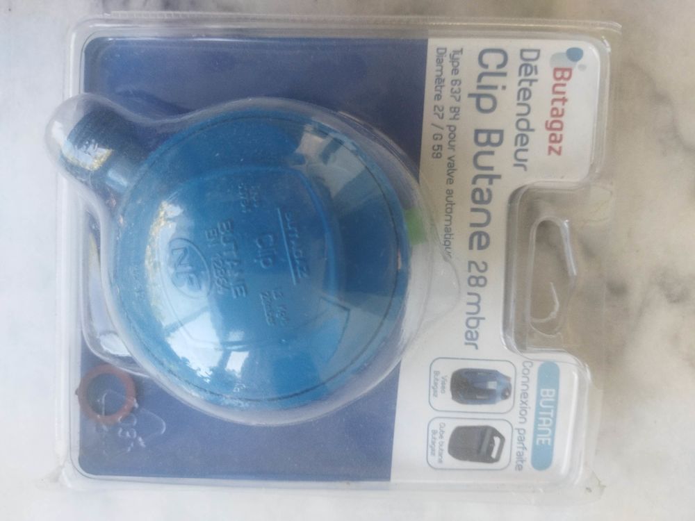 D&eacute;tendeur Clip butane 28 mbar Electroménager
