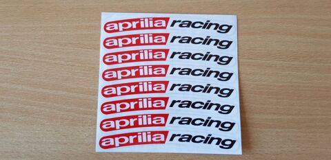 Autocollant sticker de jante x8
Aprilia racing
13x1 cm 6 Carnon Plage (34)