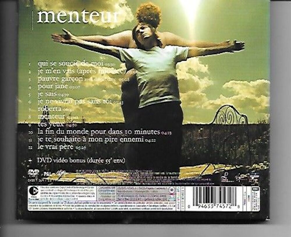 Cali - Menteur - Coffret 2 CD CD et vinyles