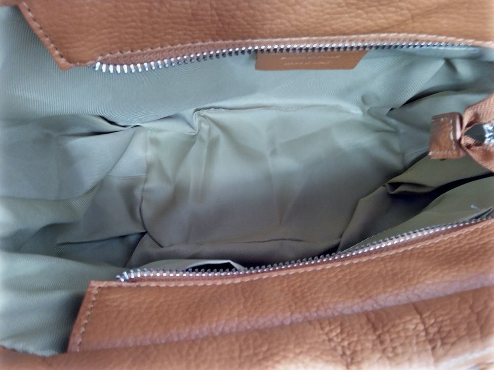 Sac &agrave; main sac bandouli&egrave;re marron en v&eacute;ritable cuir Neuf Maroquinerie