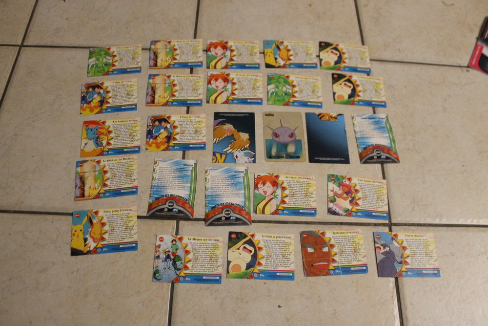 Cartes pokemon topp TV et OR
Jeux / jouets