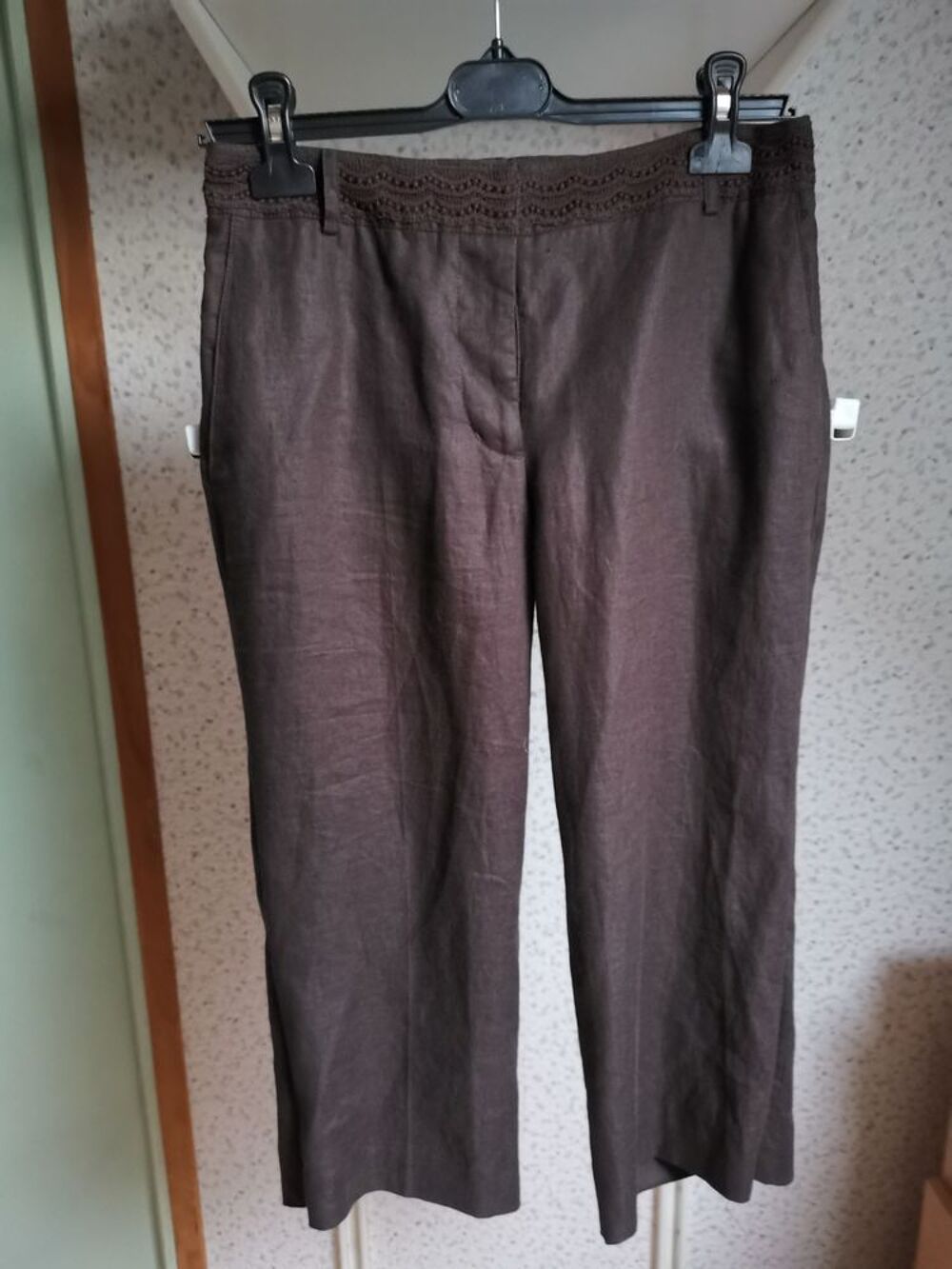 Pantacourt marron fonc&eacute; H Vêtements