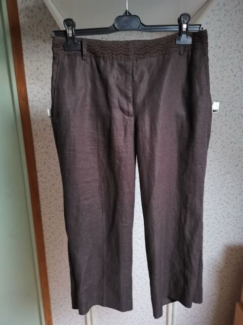 Pantacourt marron foncé H 10 Villemomble (93)