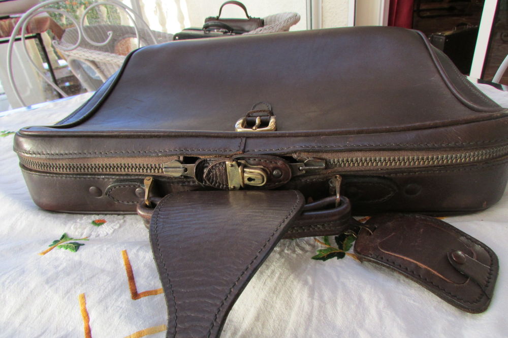 Porte-documents, valise souple en cuir, sacoche ordi Maroquinerie