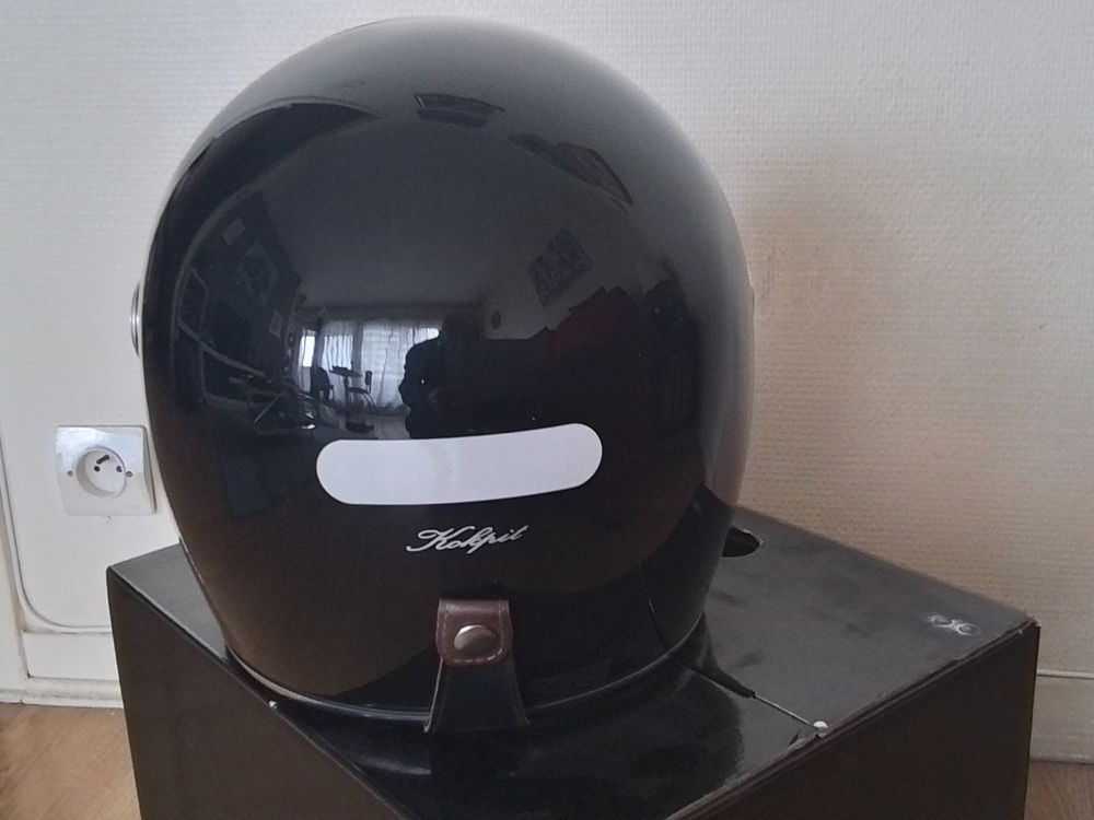 Casque moto vintage Kokpit K510 noir XL Sports
