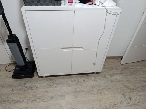 meuble rangement laqué blanc état neuf peut servir cuisine s Miribel (01)