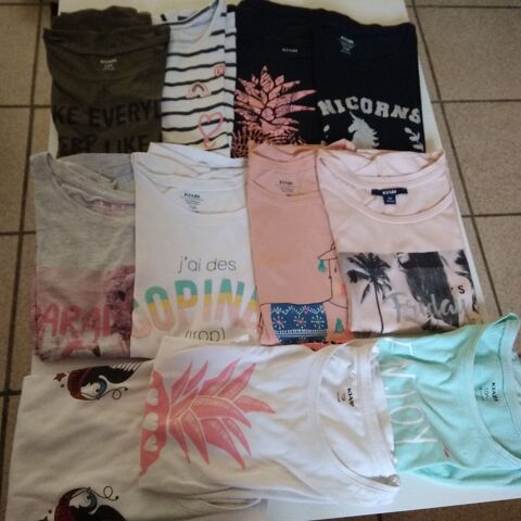 Enfant fille Tees shirts kiabi 10 ans lot 15 ou au dtail 2 15 Caen (14)