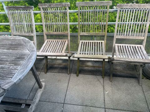 Table de jardin 4 chaises Choisy-le-Roi (94)