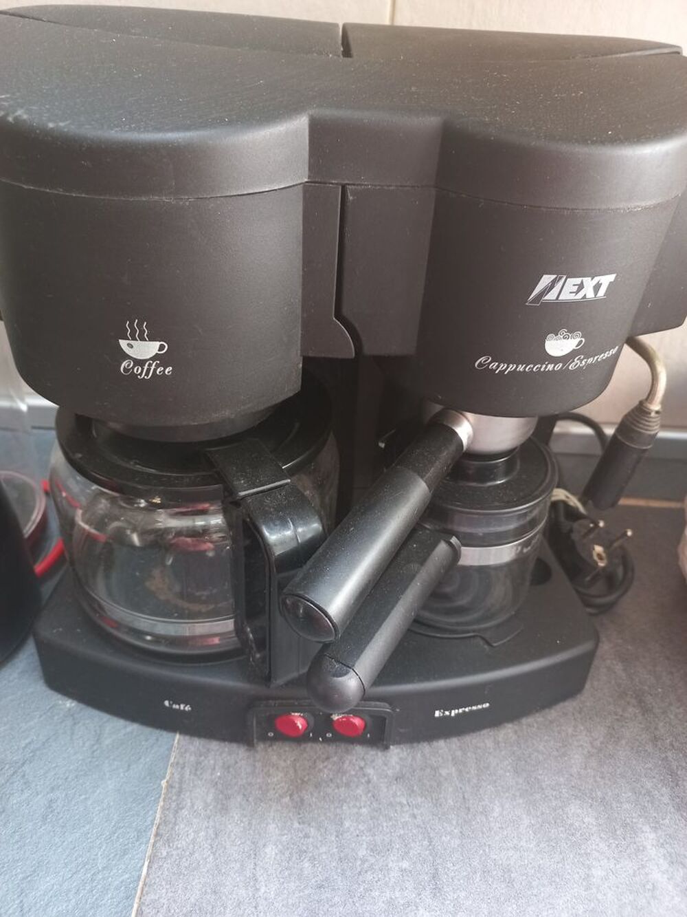 CAFETIERE++COMBINE+NOIRE Electroménager