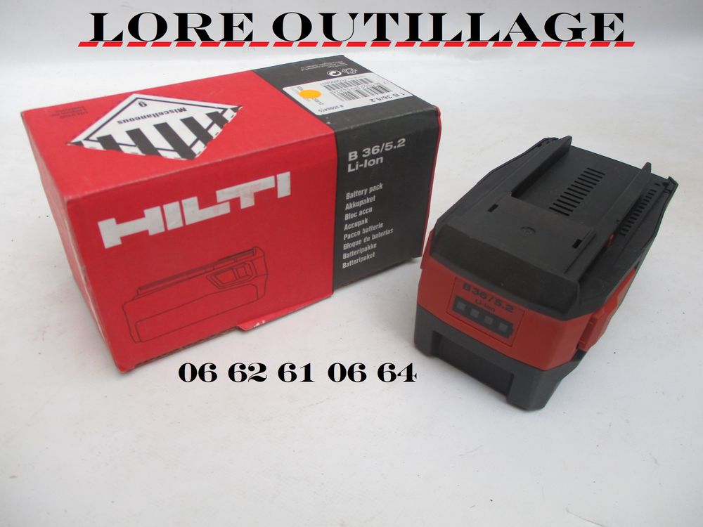 HILTI Batterie 36 V B36 5.2 Bricolage