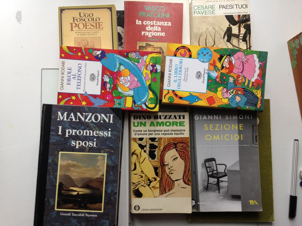 ITALIEN - lot de 29 livres Livres et BD