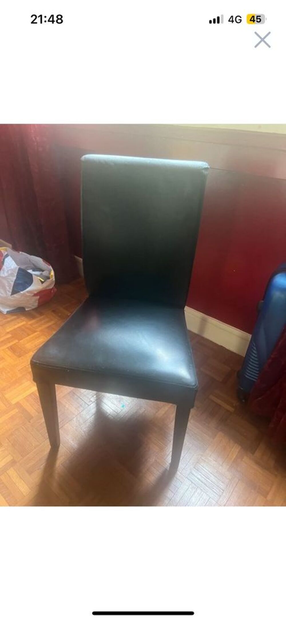 chaise en cuir IKEA Meubles