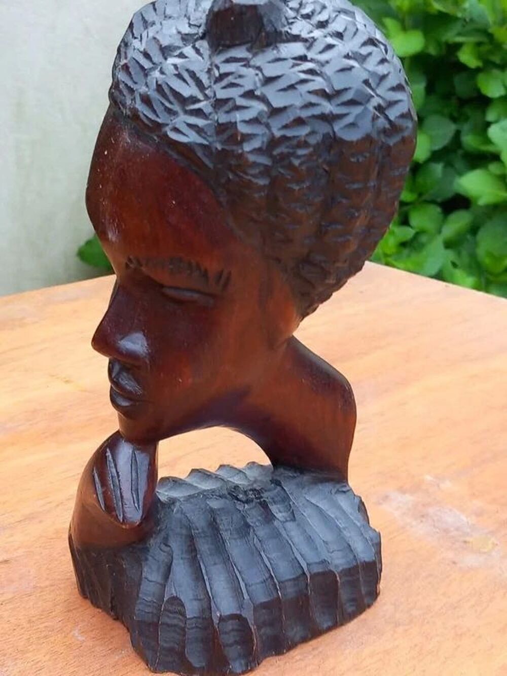 Sculpture Africaine en bois massif. Décoration