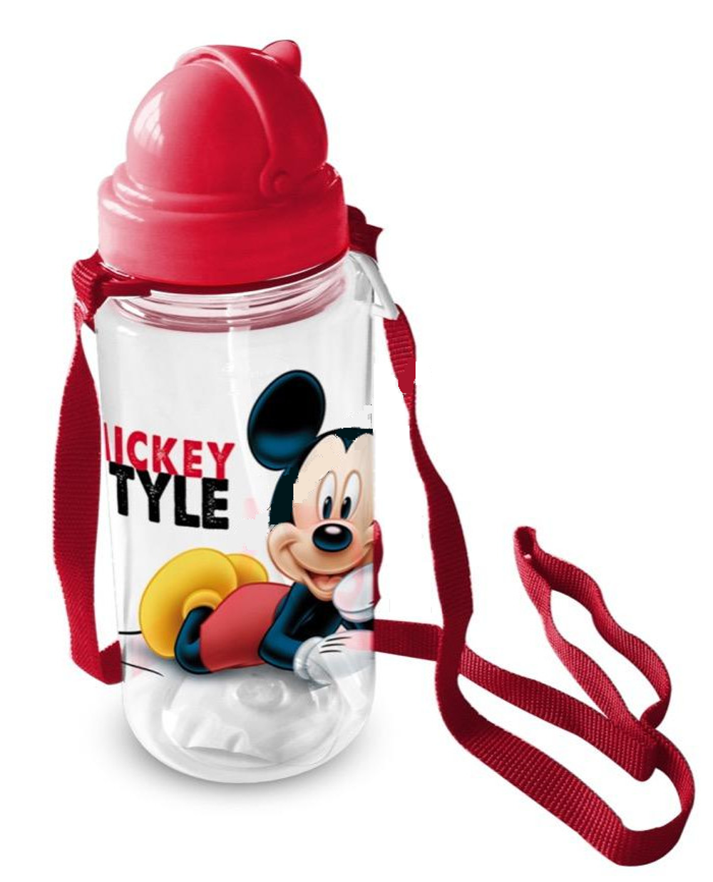 Une MICKEY BOUTEILLE EN PLASTIQUE 450ML AVEC SANGLE Jeux / jouets