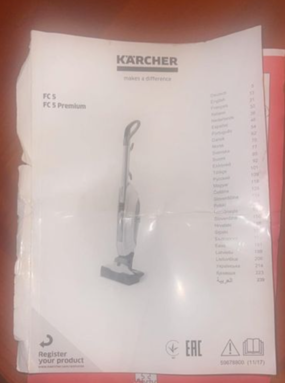K&auml;rcher FC 5 Premium white Electrom�nager