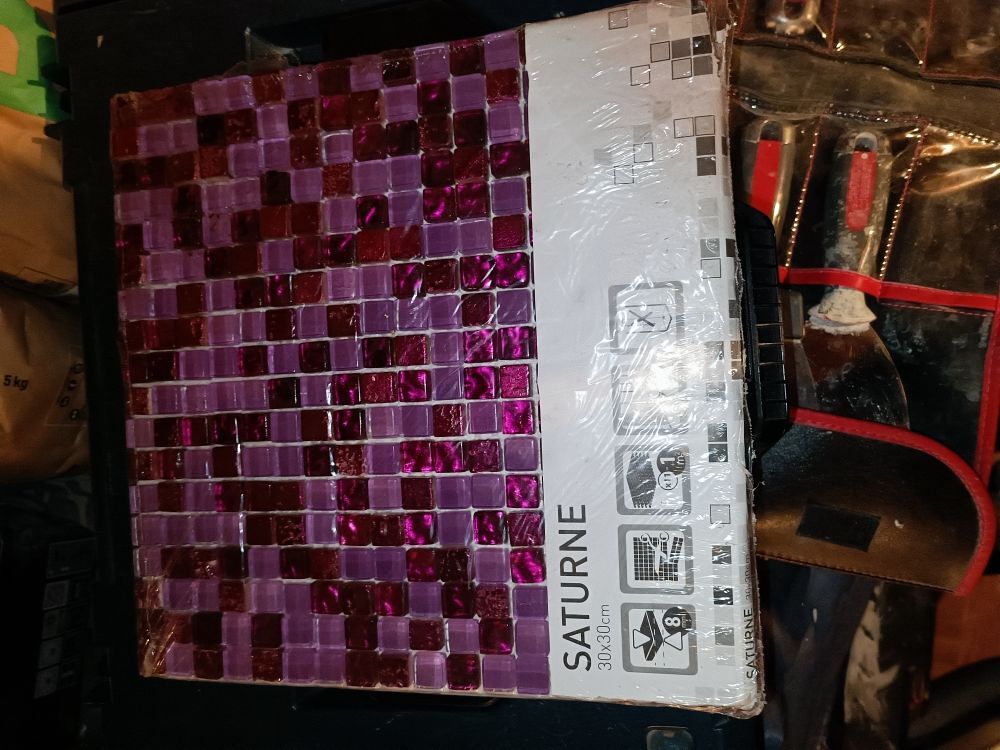 carrelage mural mosa&iuml;que SATURNE Bricolage