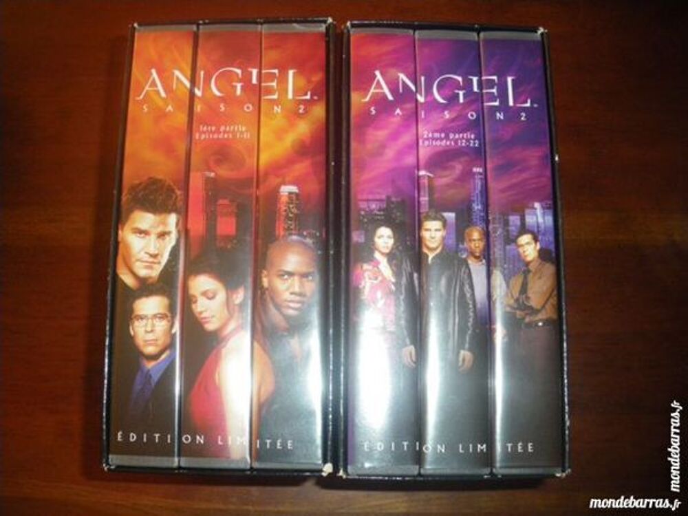 2 coffrets de cassettes &quot;ANGEL&quot; (48) DVD et blu-ray