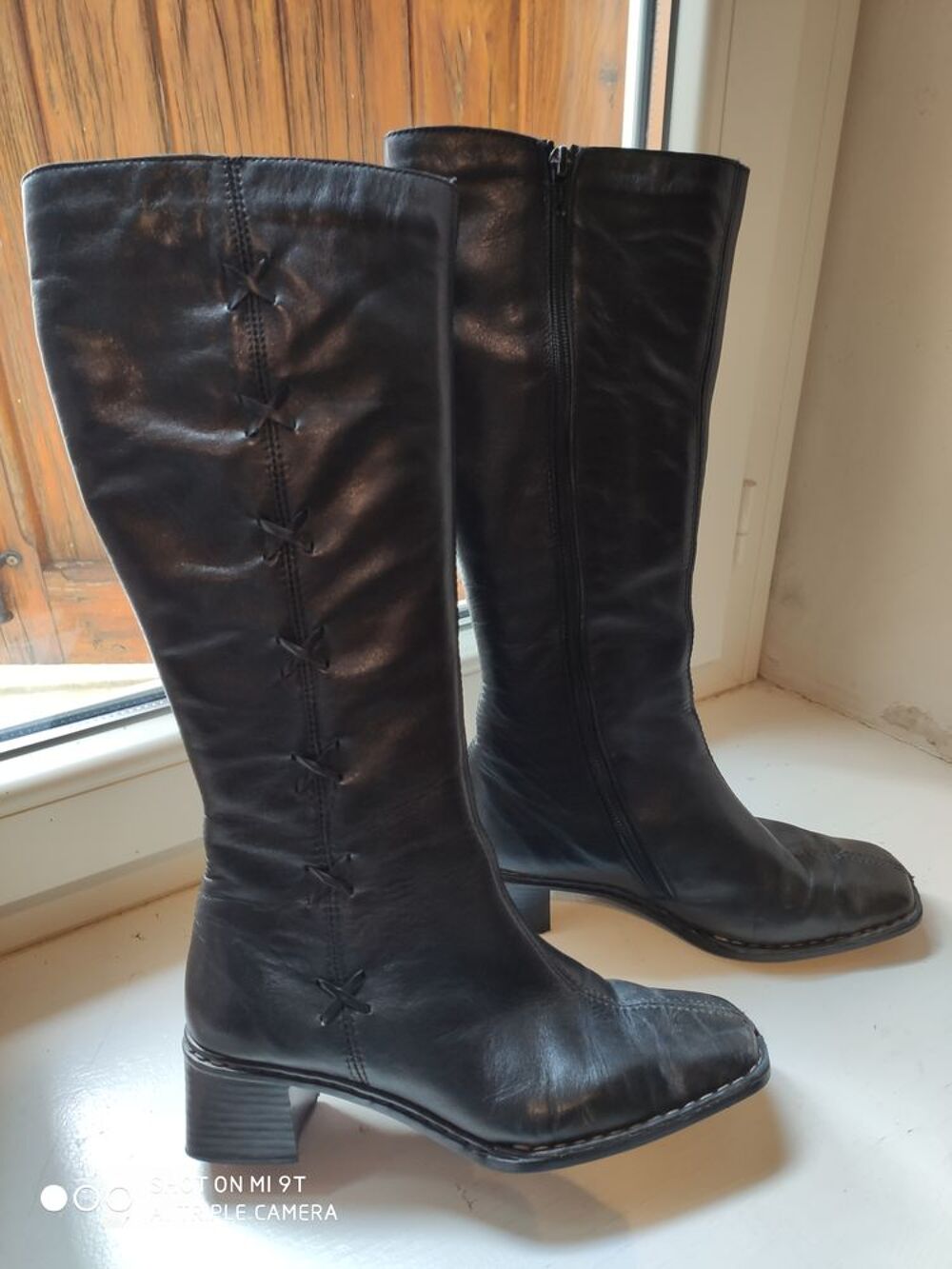 Botte cuir Chaussures