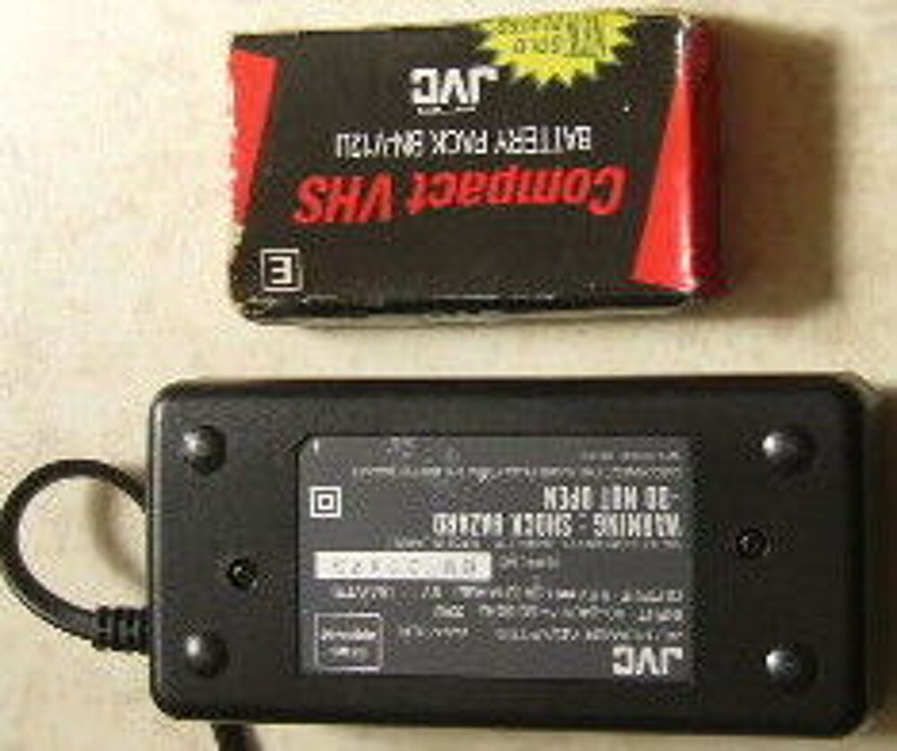 Alimentation chargeur batterie JVC AC AA-V3EK+batterie Photos/Video/TV