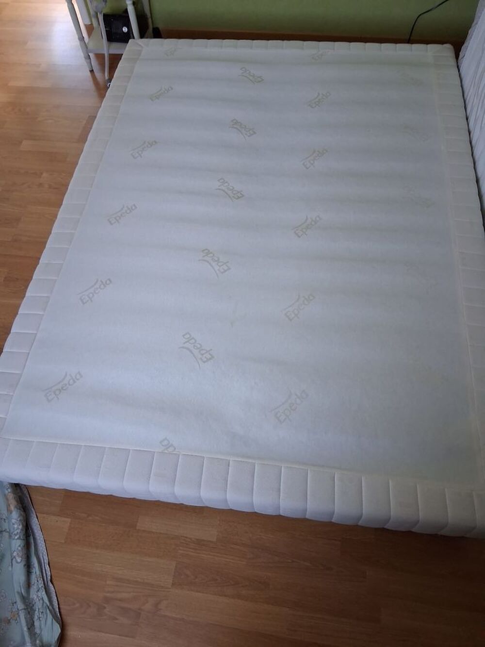 Sommier tapissier Ep&eacute;da avec matelas 140 Meubles