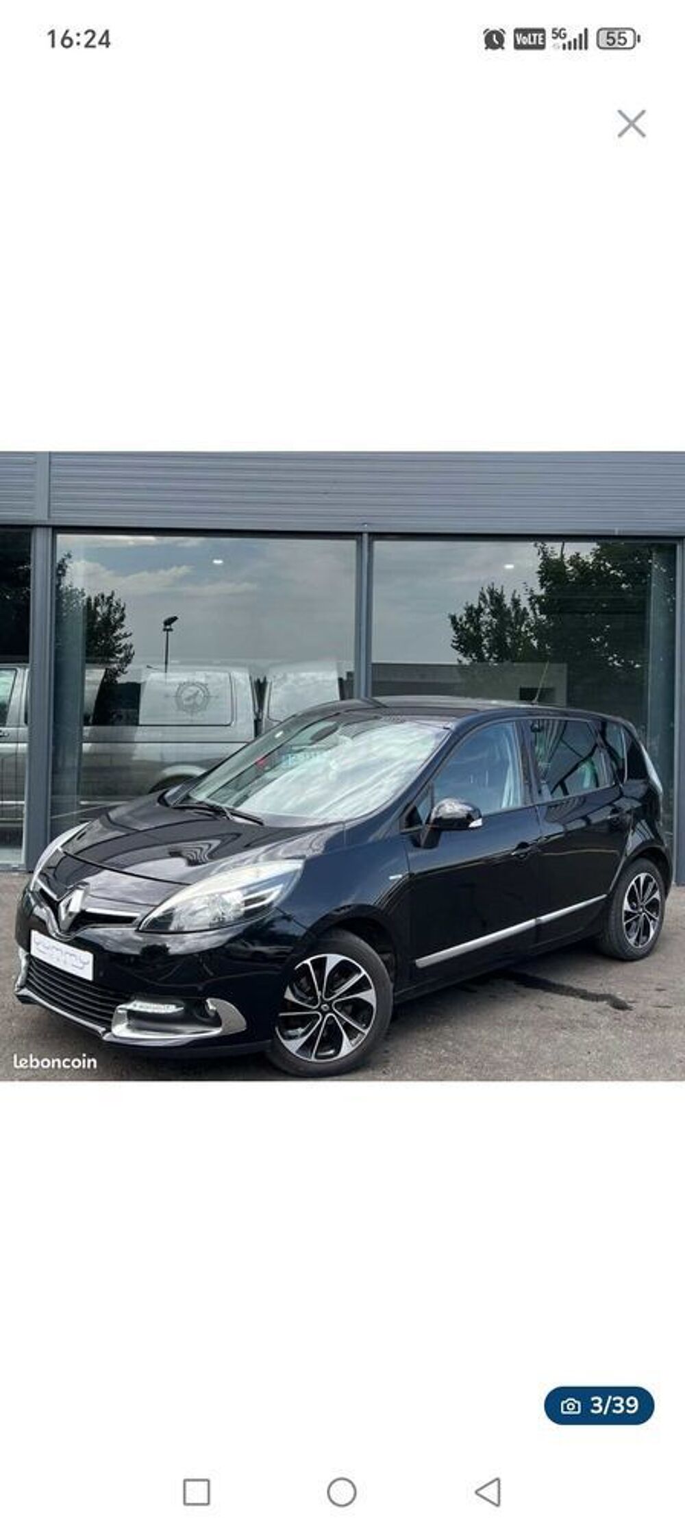 Sc&eacute;nic 1.9 DCI - 105 RXE Pack Clim 2016 occasion 24340 Mareuil