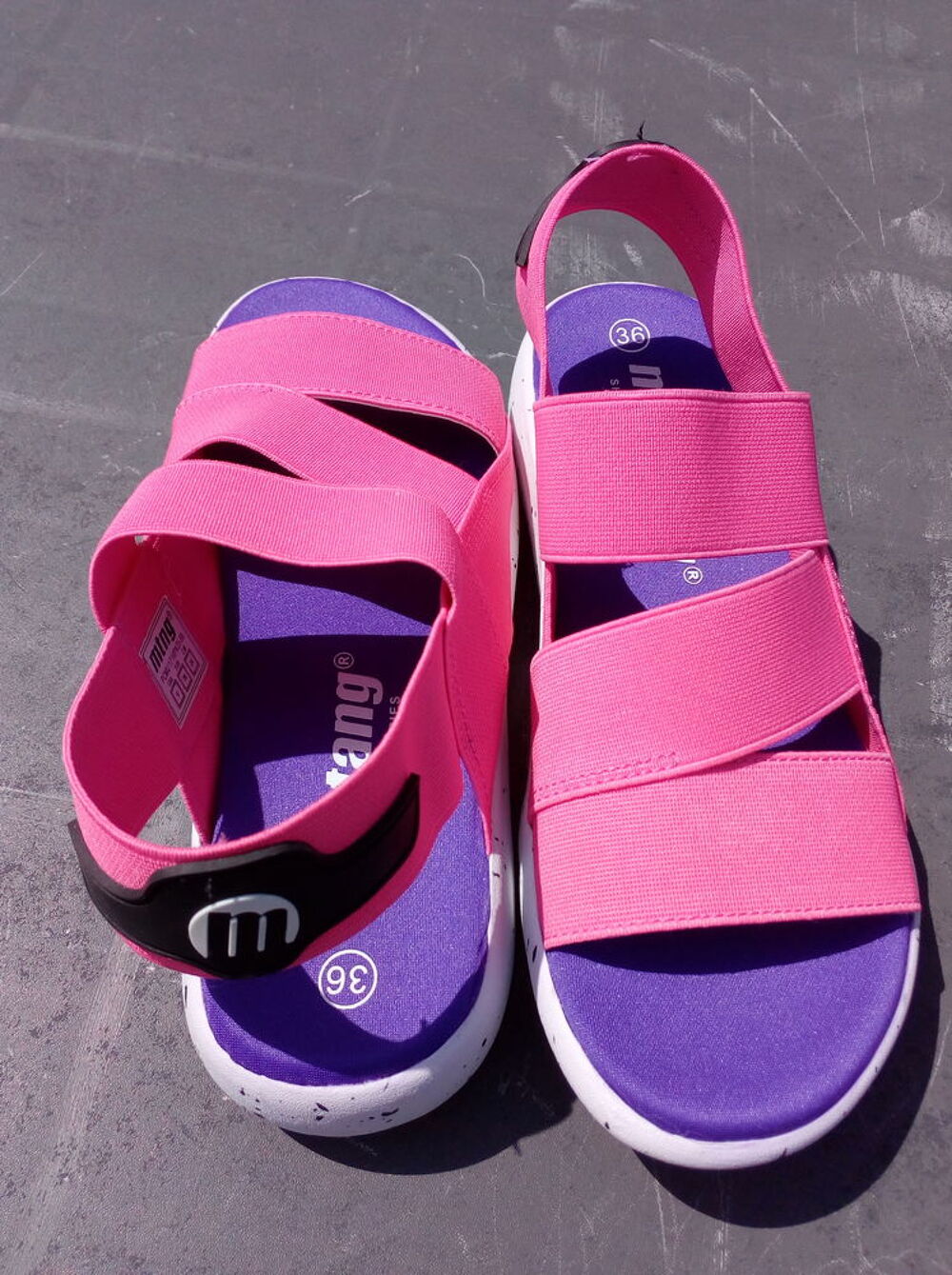 Nu-Pieds - "Mustang" - Femme/Adolescente/Fille - Pointure 36 Chaussures