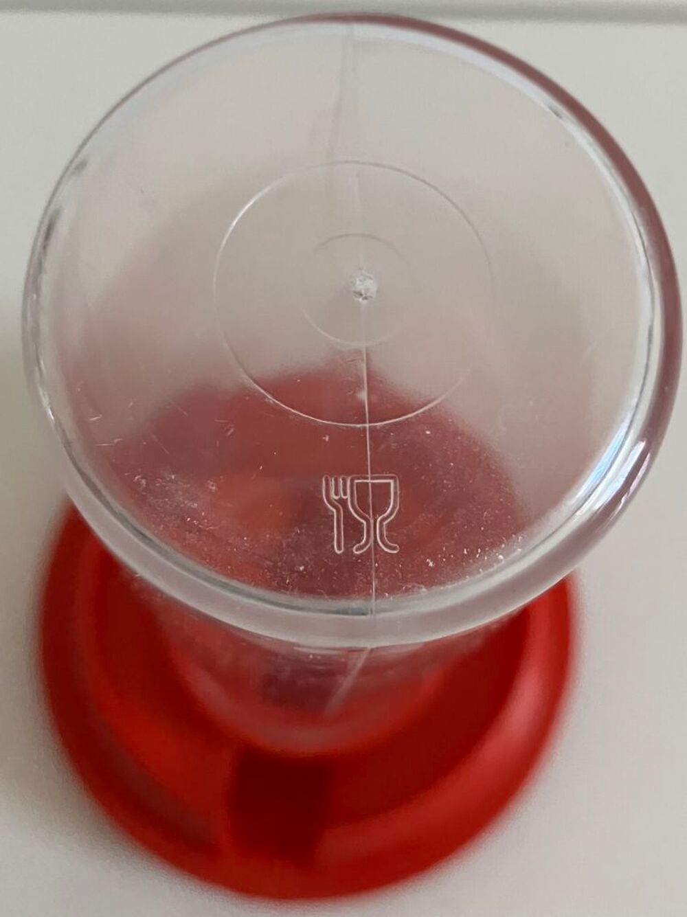 Grand pichet ancien (~1970), "CERVE", en verre + couvercle e Décoration