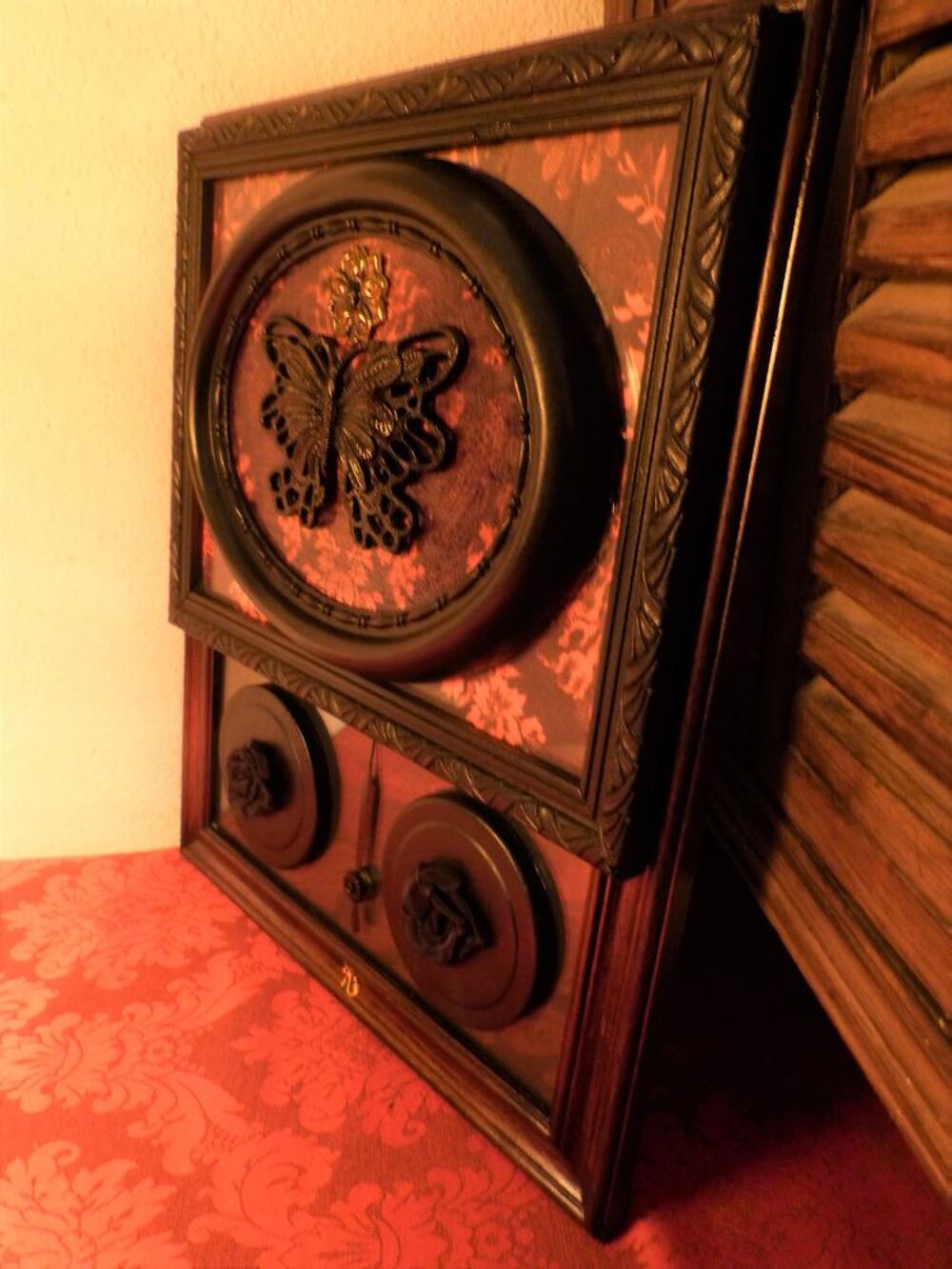 Tableau "BLACK METAL BUTTERFLY" Steampunk Décoration